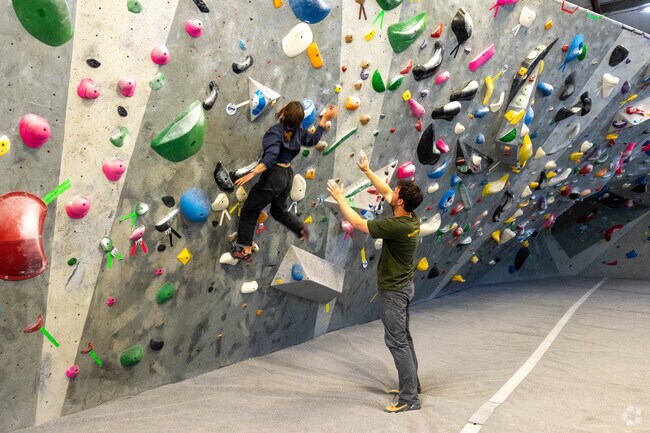 Challenge yourself at the Springs Club Center west of the Pine Cliff neighborhood.