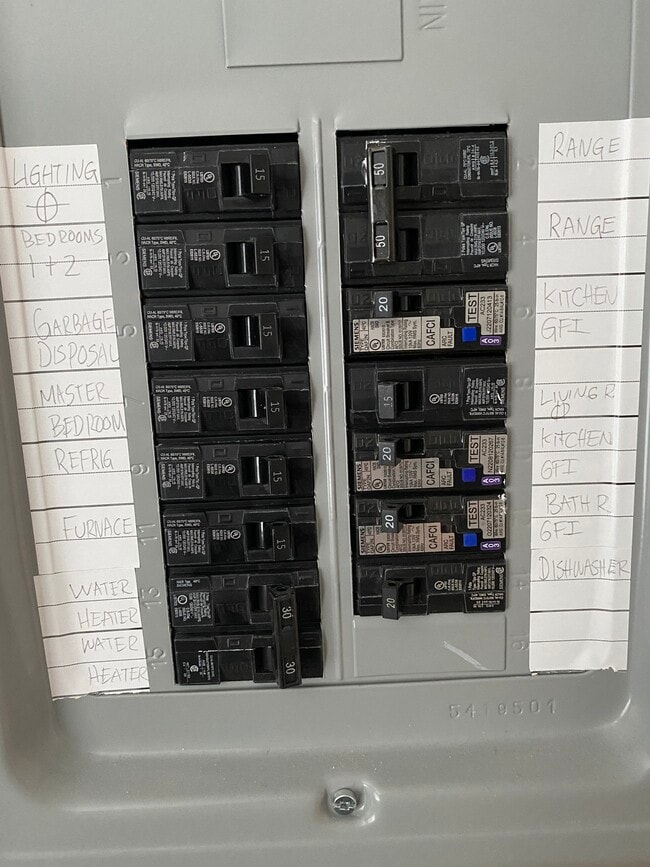 New Electric panel for 443 Willow