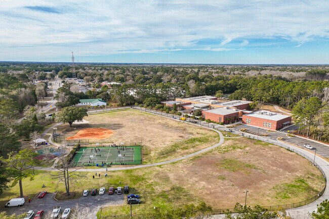 Kids gather at Haut Gap Middle School.
