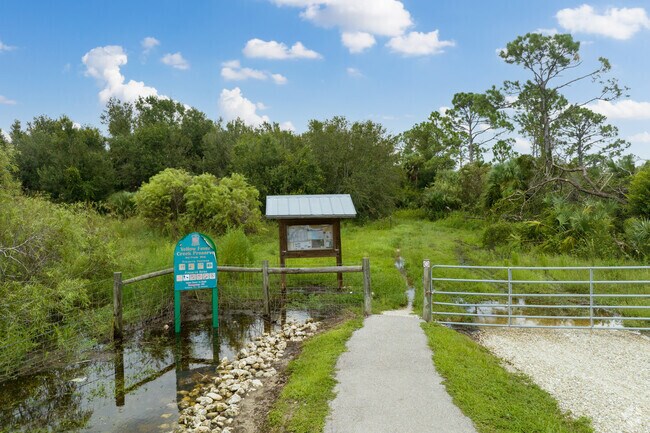 Yellow Fever Creek Park has miles of trails for walking and riding horses in Diplomat.