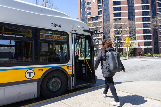 At Malden Center in Edgeworth you can hop on a bus to get to the surrounding towns quickly.