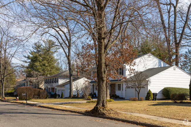 Mature trees line most streets in Dunhams Corner.
