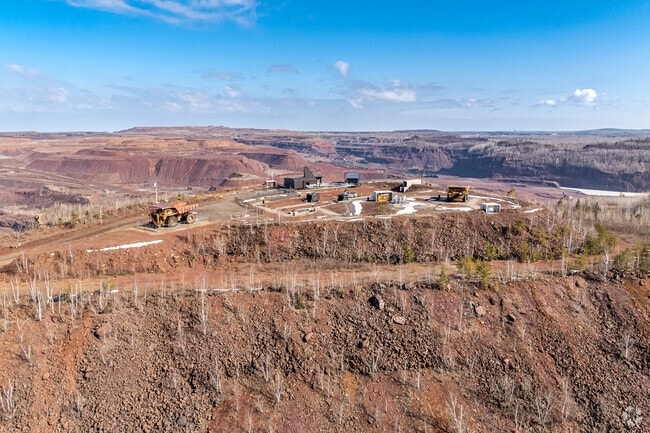 The Hull–Rust–Mahoning Open Pit Iron Mine in Hibbing, is the largest operating open-pit iron mine in Minnesota.
