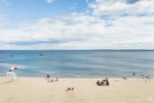 Rye Town Park is a historic park and public beach located on Long Island Sound.