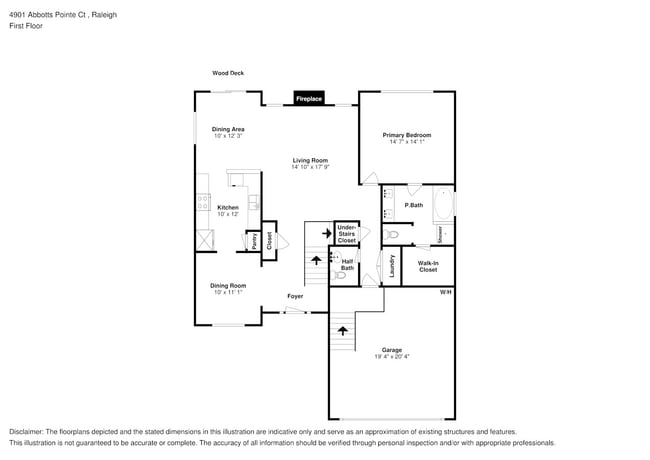 4901 Abbotts Pointe Ct, Raleigh, NC 27616 - photo 2