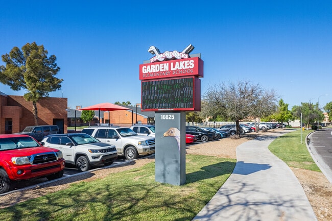 Welcoming all to Garden Lakes Elementary School in Avondale.