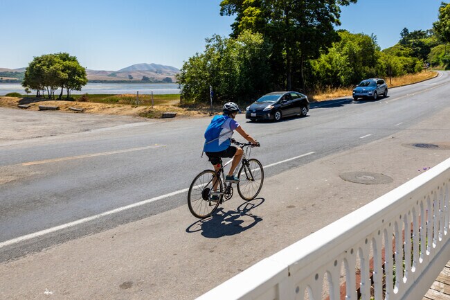 Despite narrow roads, the laid back vibe of Inverness invites cycling and walkers alike.