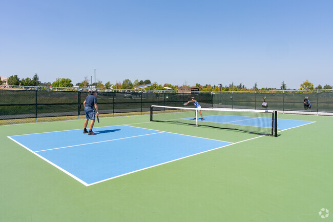 Cordata Park is a great place to challenge a friend at pickleball.