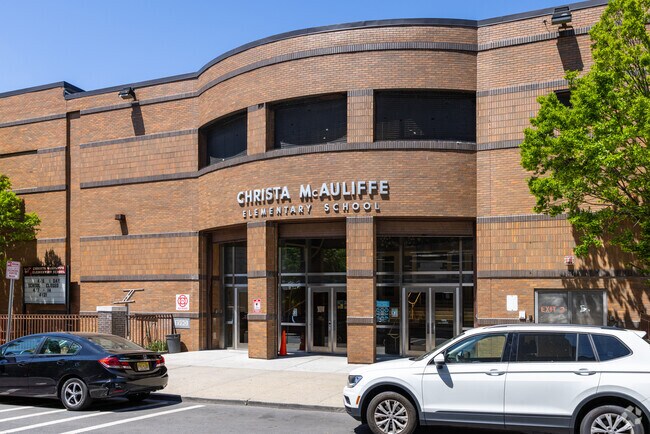 Christa McAuliffe School in the Heights neighborhood of Jersey City serves kids from Prek-8th.