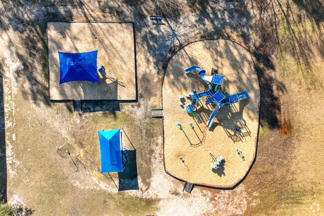 Summerville Apostolic Academy has a playground for the younger students.