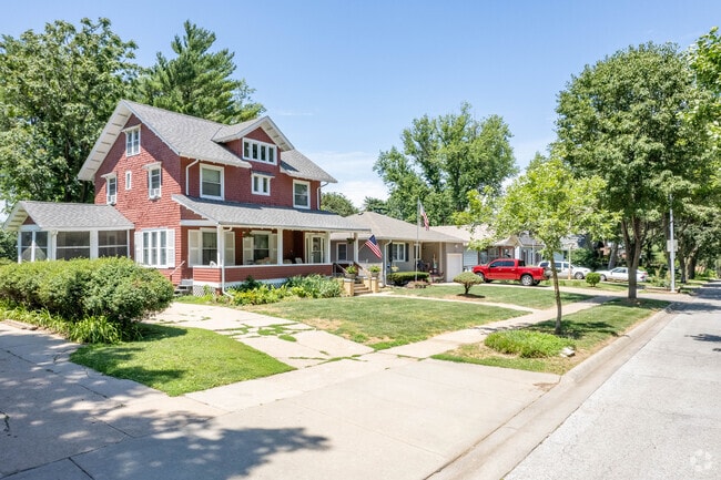 Homes in the Benson neighborhood of Omaha, NE.