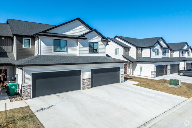 Several townhome communities give Northwest Johnston residents a low-maintenance living option.