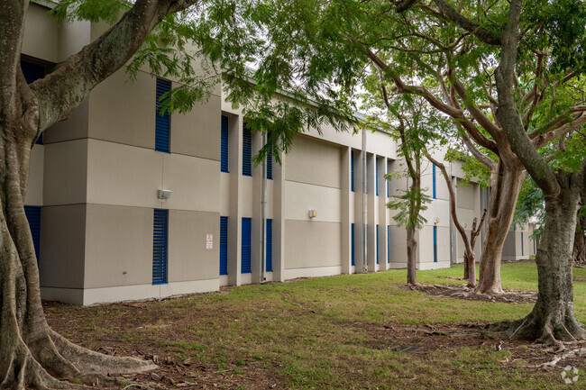An alternate building detail of Claude Pepper Elementary School.