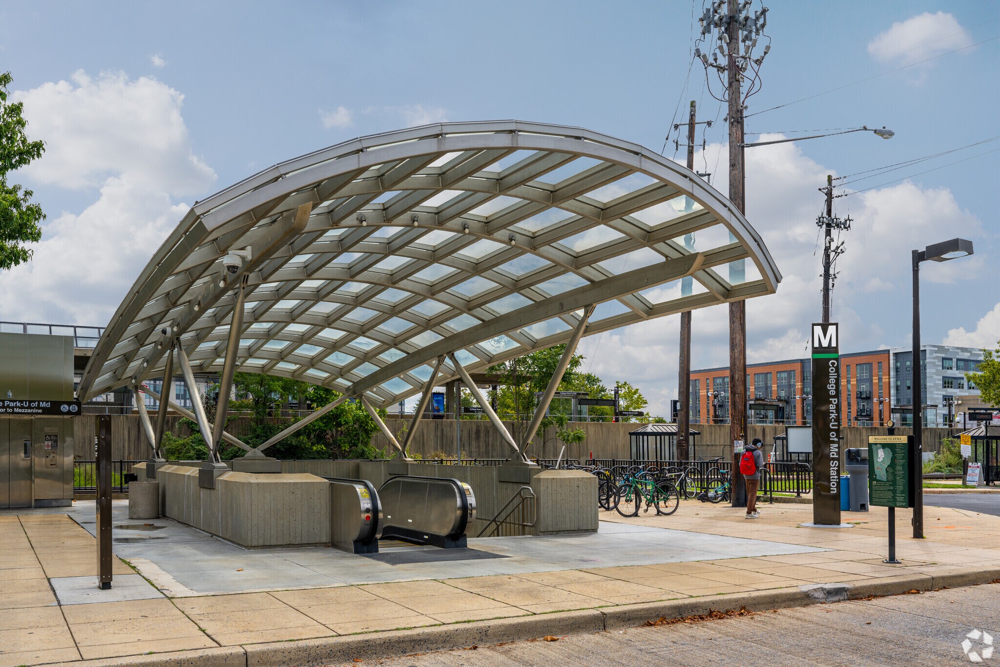 The College Park Metro stop is Adelphi's nearest public transit.