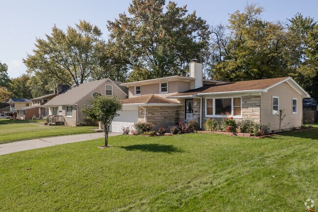 Discover homes with striking architectural detail at Village Woods in Fort Wayne.