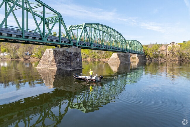 Milford sits beside the Delaware River, where kayaking and fishing are part of daily life.