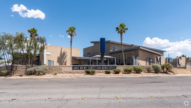 The main entrance to Lake Mead Christian Academy.