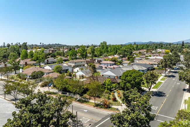 Some of the homes have panoramic views of the surrounding San Gabriel Mountains in the Lindaraxa Park neighborhood in Alhambra.