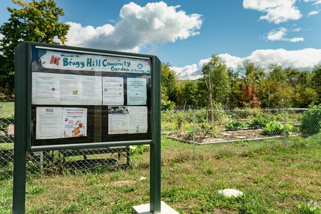 Community members cultivate Brigg Hill Community Garden at Snowden Park in Fall Hill.
