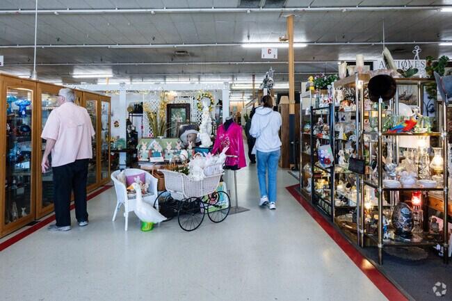 Peruse and purchase a piece of history at Benbrook's antique mall in the City of Benbrook.