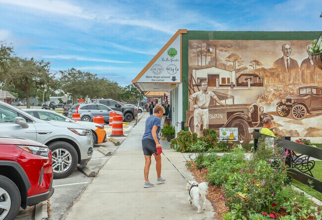Sylvan Shores active locals can get out and walk the streets in Downtown Lake Placid.