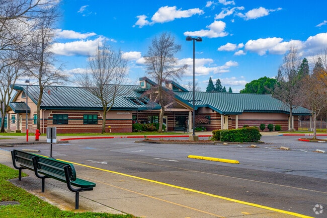 Sit and relax at Maidu Elementary School on the weekend.