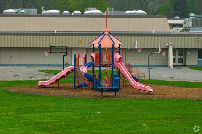 Long Branch Elementary has a small playground for students.