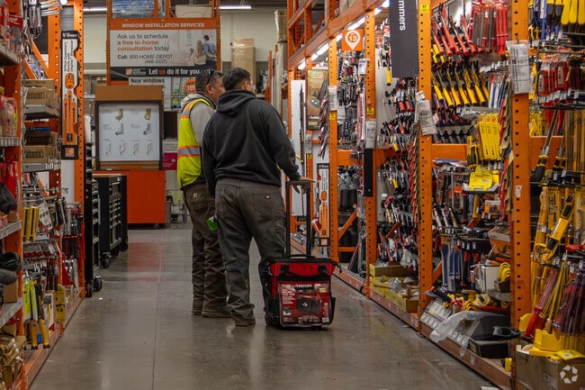 Home Depot in Delhi offers tools and materials for repairs, upgrades, and home design.