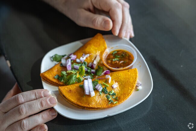 With its vibrant atmosphere and large patio seating available, Kahlo's serves Union Hill diners.