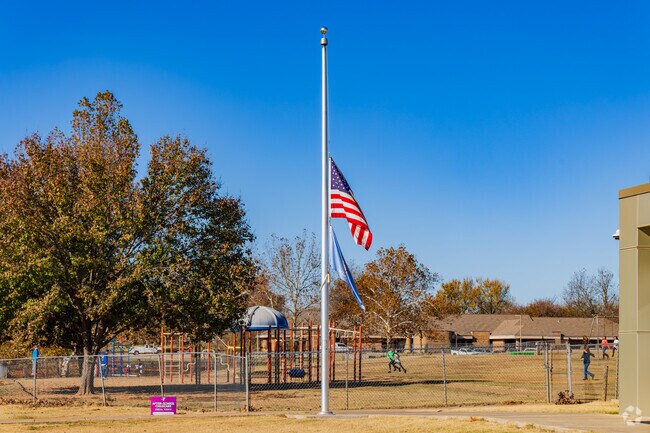 Here is the playground of Pioneer Intermediate Elementary School