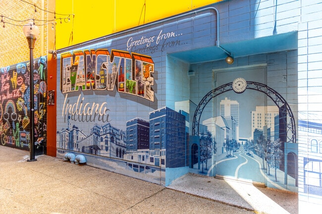 Evansville has a population of over 118,000 residents.