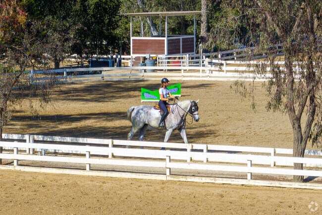 The Huntington Central Park Equestrian Center offers shaded loops for horseback riding enthusiasts.