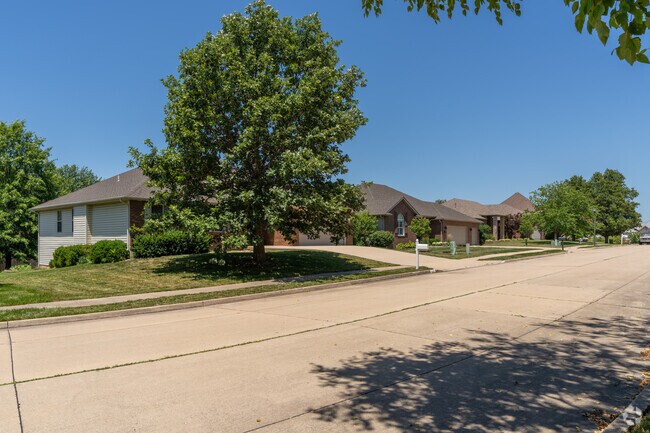 Ranch homes are very common homes in Bedford Walk along with the occasional two-story home.