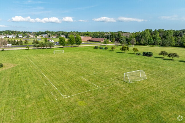 A large soccer field is available to the students of Wilder Elementary School in Green Bay, WI.