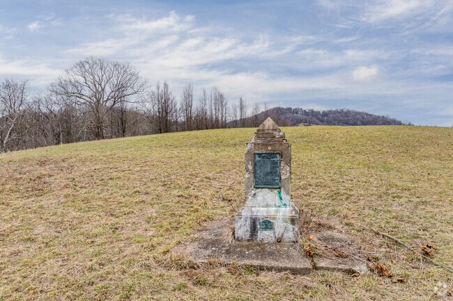 The Captain James Booth Memorial can be found near Fairmont where he is buried.