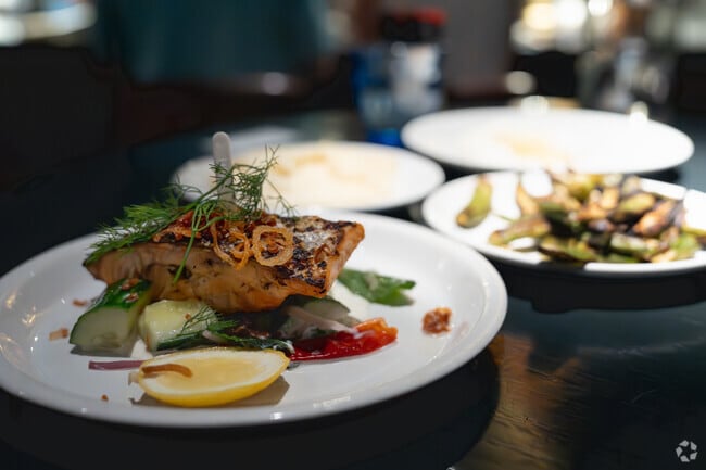 Lupton City's SideTrack's wood-burning oven & grill infuse every dish with irresistible flavors.