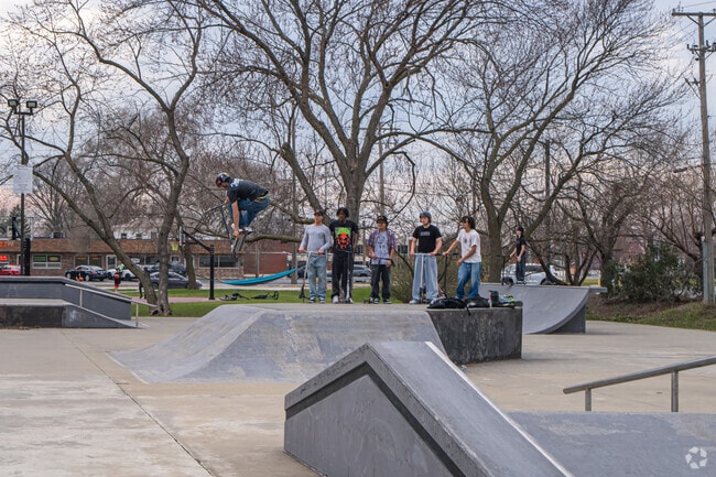 Teens love the Oak Lawn skatepark near Burbank.