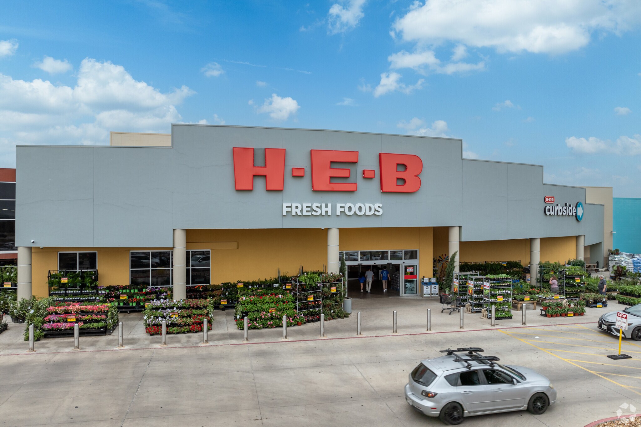 Locals can depend on the local H-E-B for all their grocery needs.