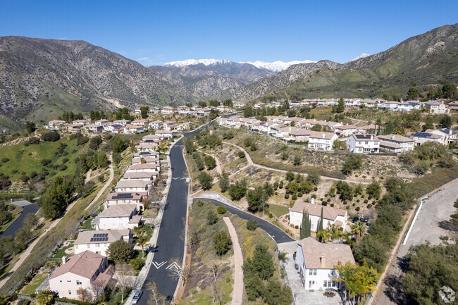 A mix of homes in Tujunga's Renaissance subdivision have spectacular views from the valley.