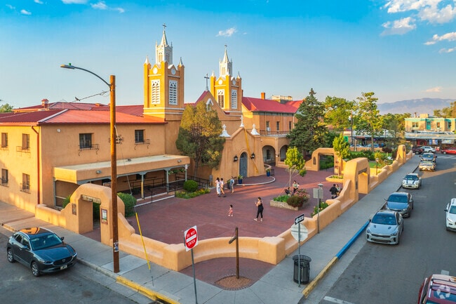 West Mesa is located minutes away from the historic San Felipe de Neri Church in Old Town.