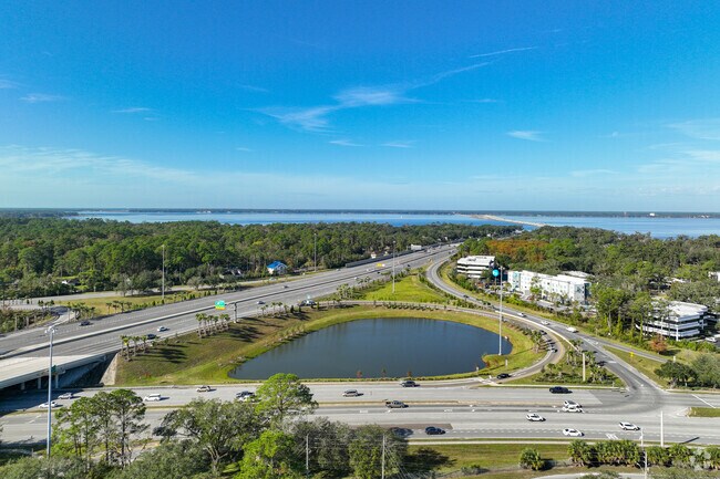 I-295 runs by the south side of Beauclerc.