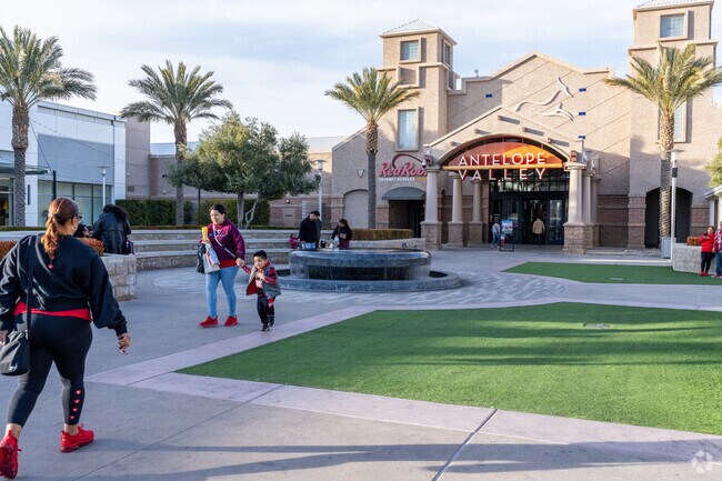 People going in and out of the Antelope Valley Mall in West Palmdale.