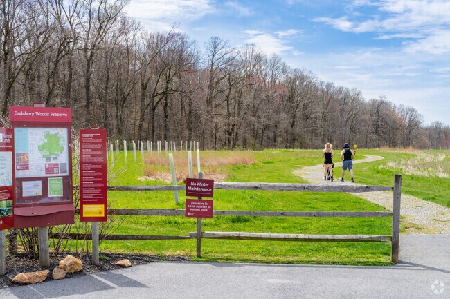 Sadsbury Woods Natural Lands provides trails for hiking and nature exploration.