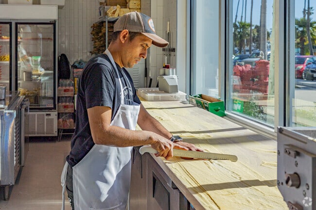 Italian Homemade Company serves authentic pasta near Island Village.
