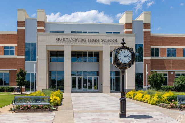 Spartanburg HS gathers students from all over the county including Beaumont Village.