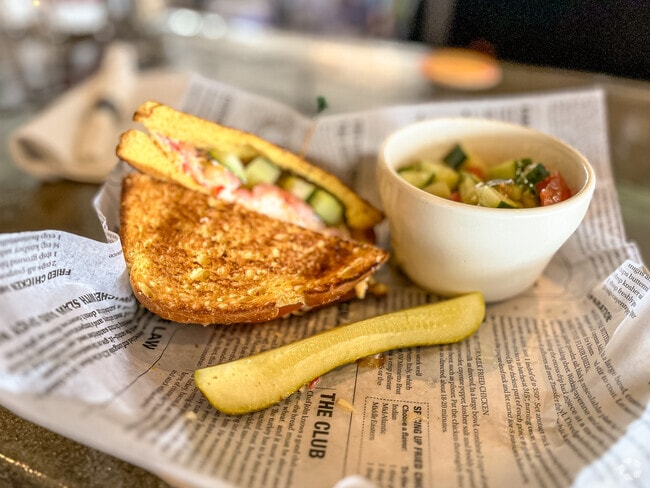 Neighborhood Tap Room near Forest Hills offers sandwiches and veggie sides.