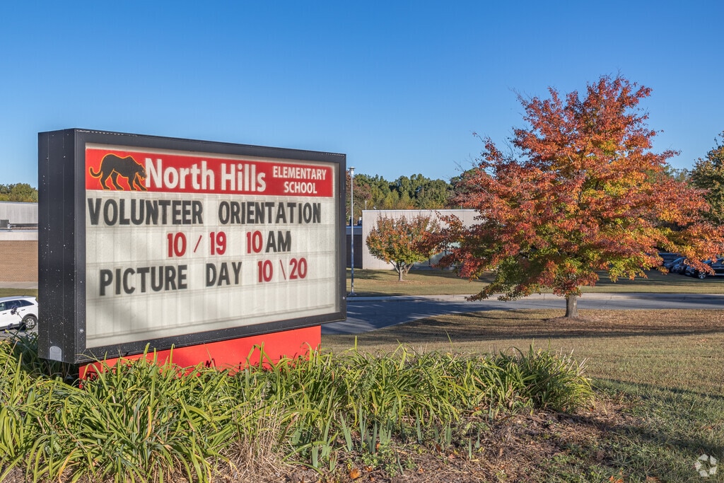 North Hills Elementary provides education to the broader Winston-Salem community.