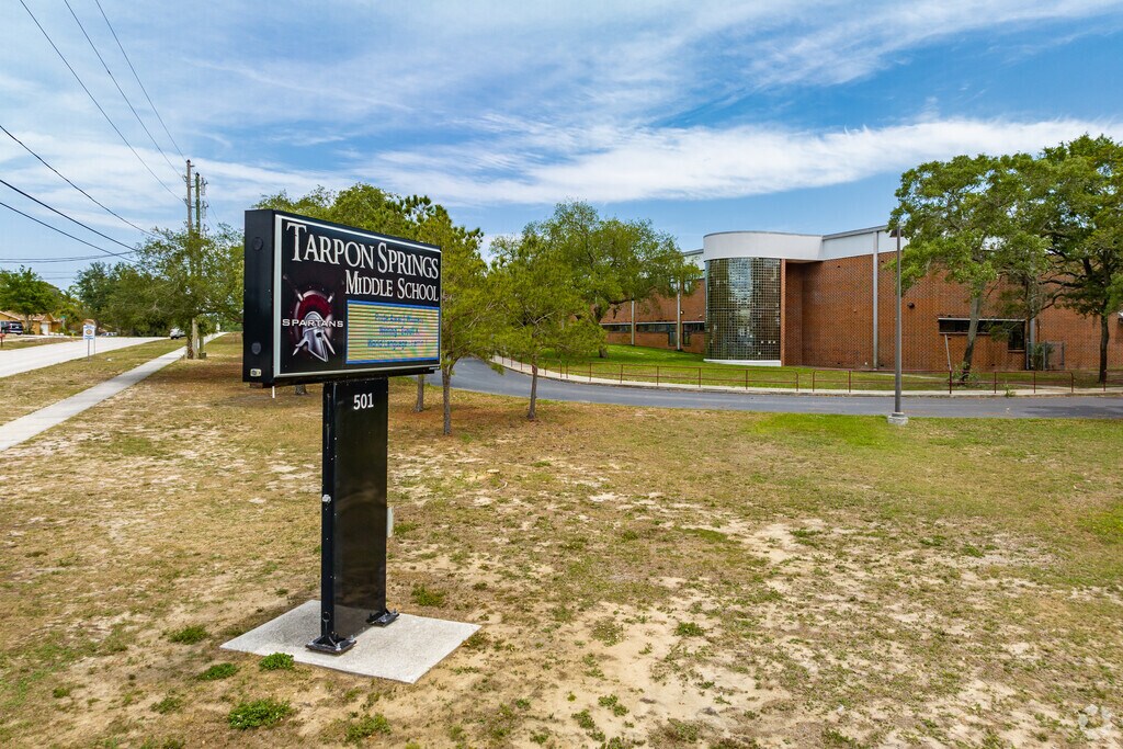 Tarpon Springs Middle school is a top rated school and serves greater East Lake.