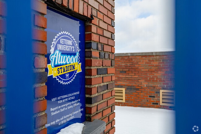 Kettering University's Atwood Stadium is one of University Avenue Neighborhood's landmarks.