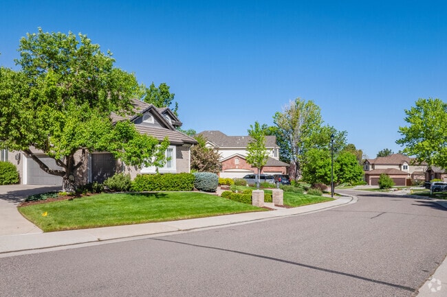 Elegant homes with beautifully maintained greenery are found around the Northridge neighborhood.
